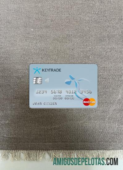 Bélgica Keytrade Bank Mastercard Photolook Front amostra